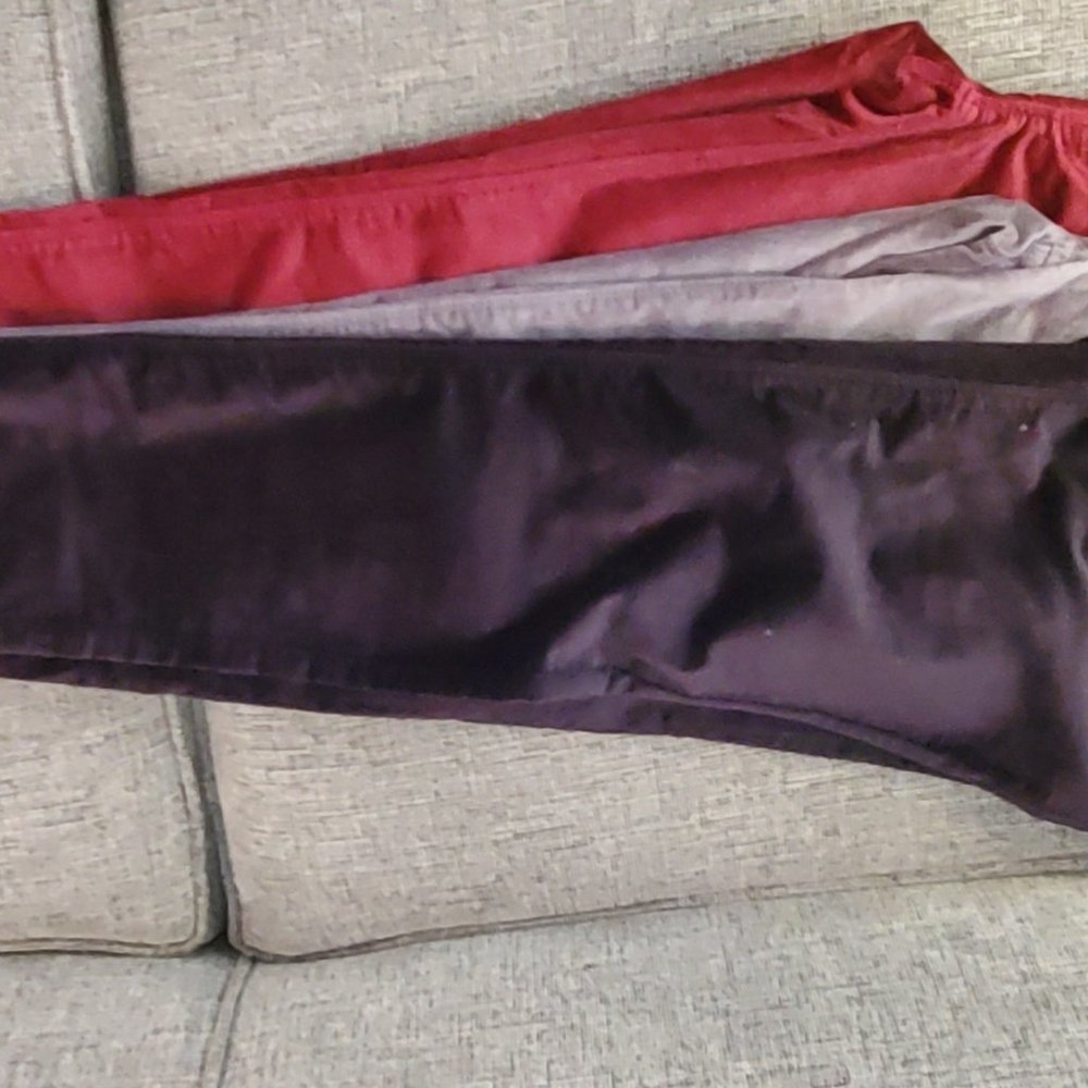 White | Black Gray velvet jeans - Picture 5 of 5